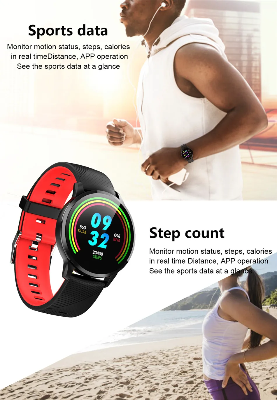 BANGWEI 2019 умные часы мужские умные наручные часы кровяное давление пульсометр фитнес-трекер водостойкий шагомер спортивные часы