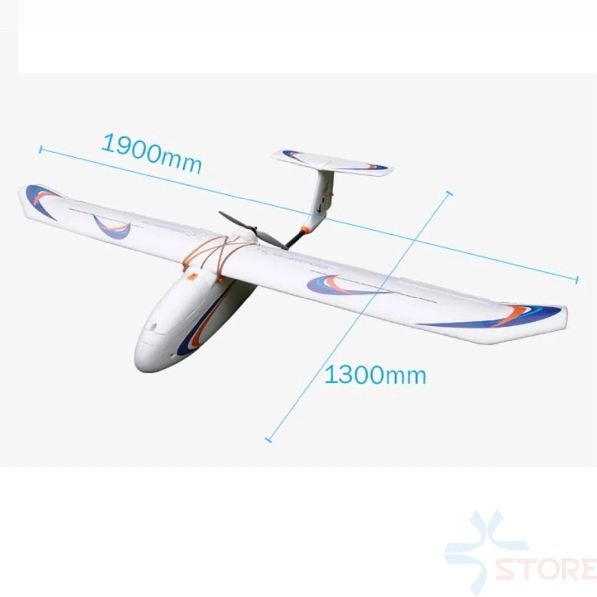 Skywalker самолёт 1900 мм углеродное волокно Хвост Версия планер белый EPO FPV