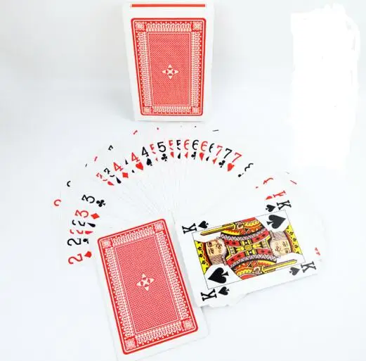 10 шт./лот 5 раз размер регулярных игральных карт Family партии развлечения большой палубе Магия покер