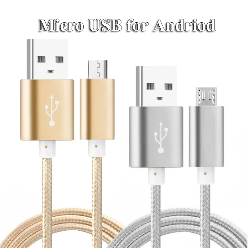 Кабель Micro USB для Huawei Mate 8 7 S P8 Lite P7 Honor 4C G Play mini 4X 5A 5C 5X 6 Plus 7i ShotX G8 3 фута алюминиевый в