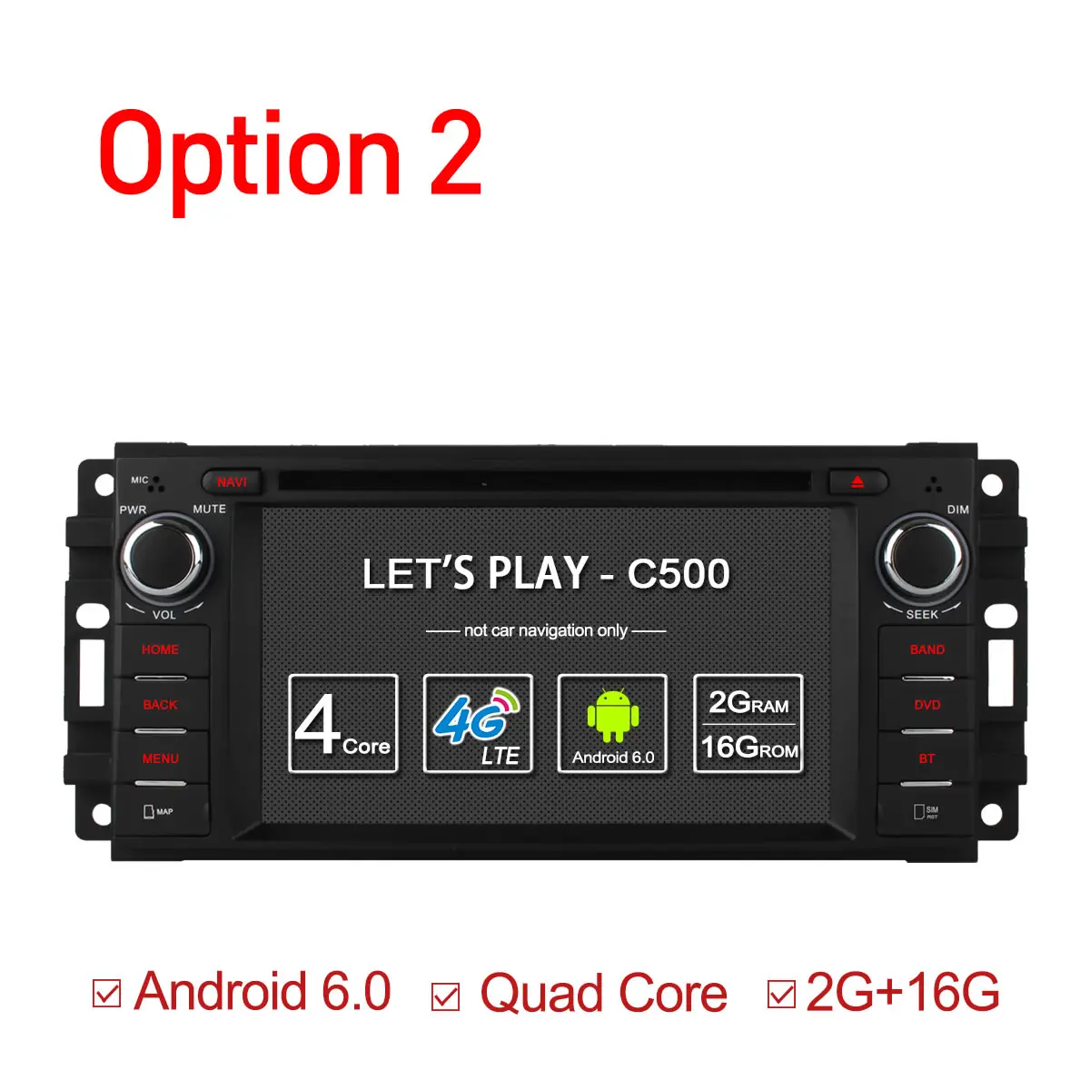 Discount Ownice C500 Android 6.0 Octa Core car dvd player for Jeep grand wrangler 2015 patriot compass journey gps navi radio 4G LTE SIM 1