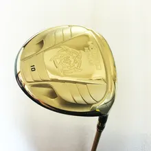New Cooyute Golf Clubs KATANA VOLTIO NINJA Golde color Golf Driver 10 degrees Graphite Golf shaft Driver headcover Free shipping