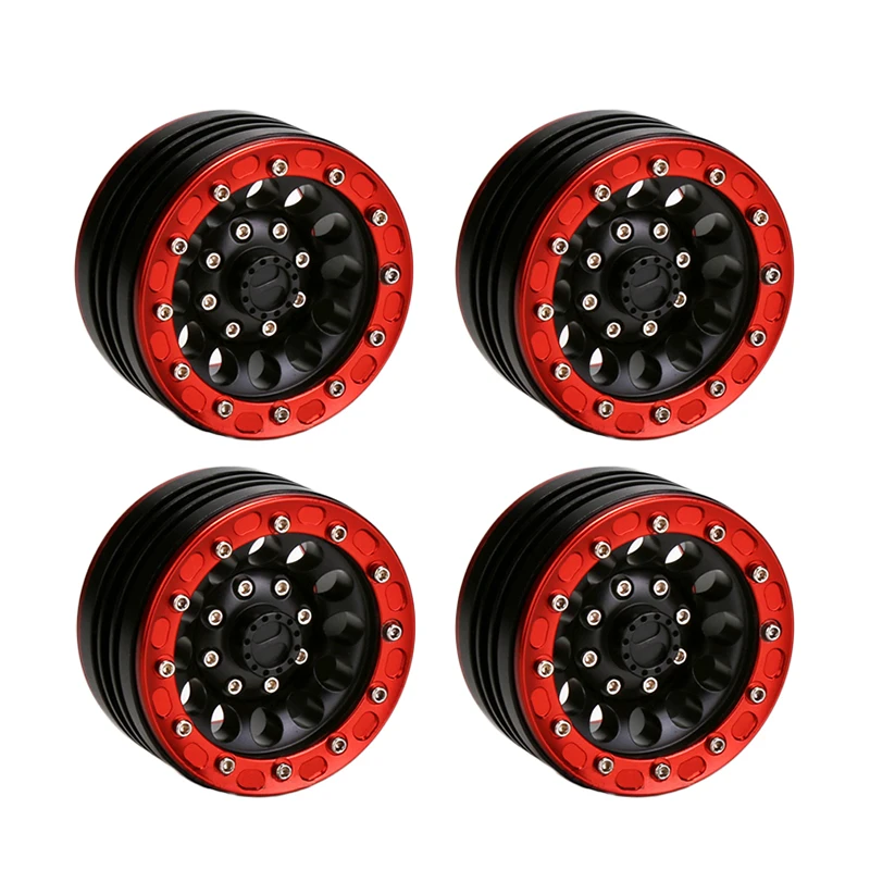 4Pcs Set font b RC b font Crawler 1 10 Metal Alloy 1 9 Inch BEADLOCK