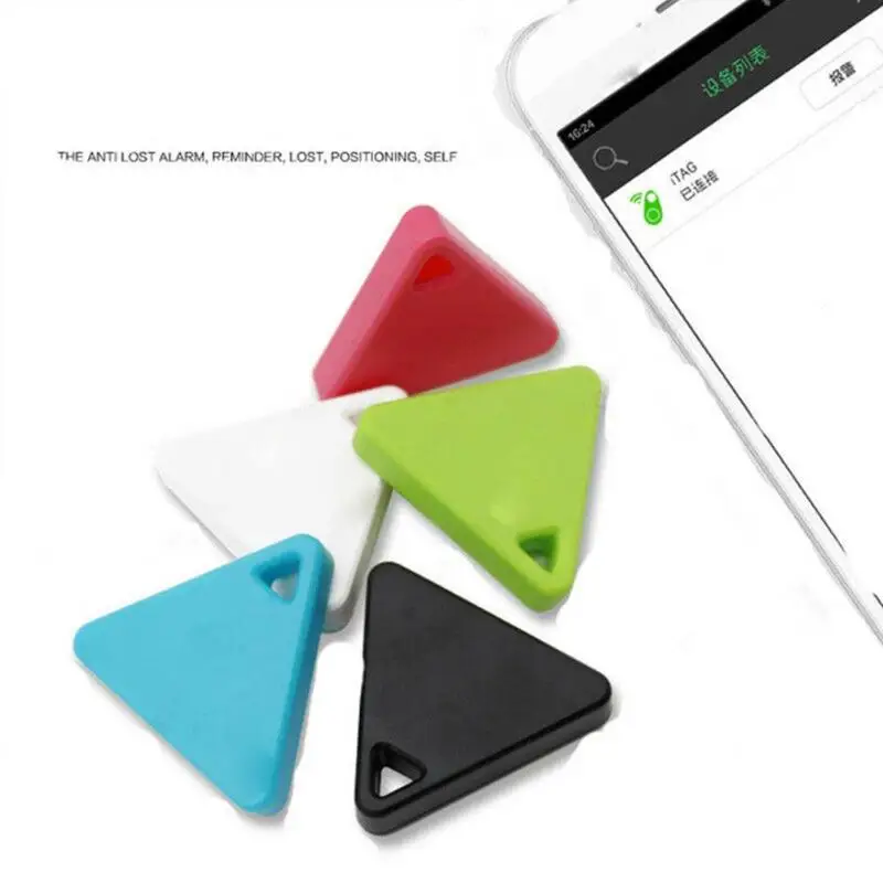 Mini GPS Tracker Multiple colors Pet Smart Pet Locator Anti-lost Bluetooth Tracker Triangular Tracker