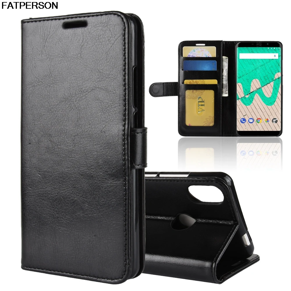 

Luxury PU Phone Bracket For wiko view max Soft Wallet Leather Phone case For wiko view max case Multi-function Smart cover