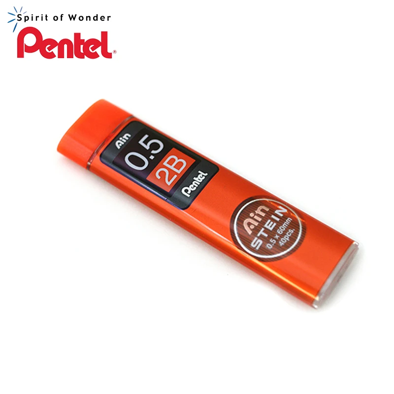 Pentel Pencil C275 свинцовый стержень Stein Enhanced Silica 0,5*60 мм 2 H, H, HB, B, 2B, 3B, 4B механический карандаш Пишущие принадлежности