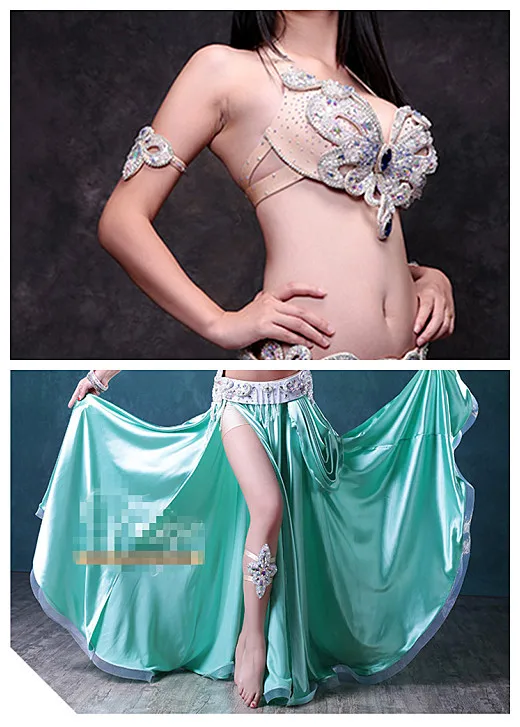 Восточные Танцевальные Костюмы Bellydance с алмазной вышивкой для восточных танцев