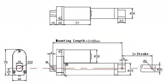 Linear Actuator Size