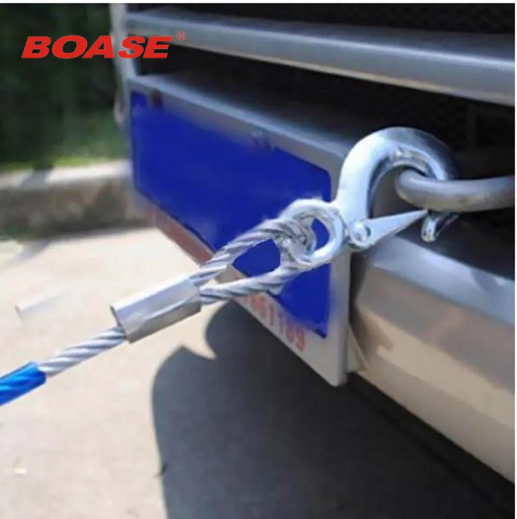 5T 4M car traction rope, car travel steel wire, car styling synthetic winch cable 4m car thickened traction rope внедорожник буксировочный трос авто 5 тонн мотор прицеп канатные спасательные канаты