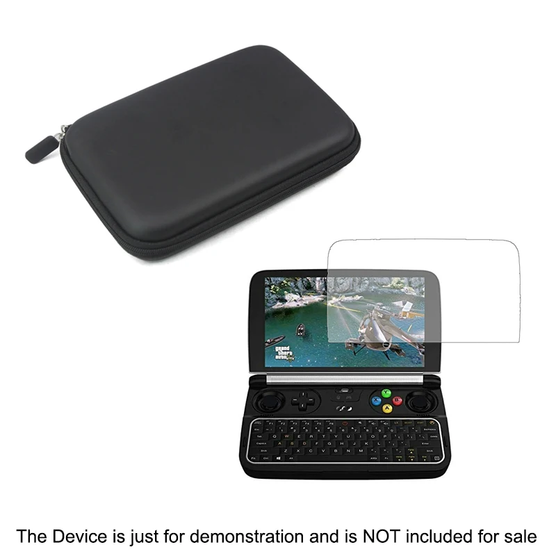 

EVA Portable Case Bag + 2x Clear LCD Screen Protector Guard Cover Film Skin for 6 inch GPD Win2 Win 2 Accessories
