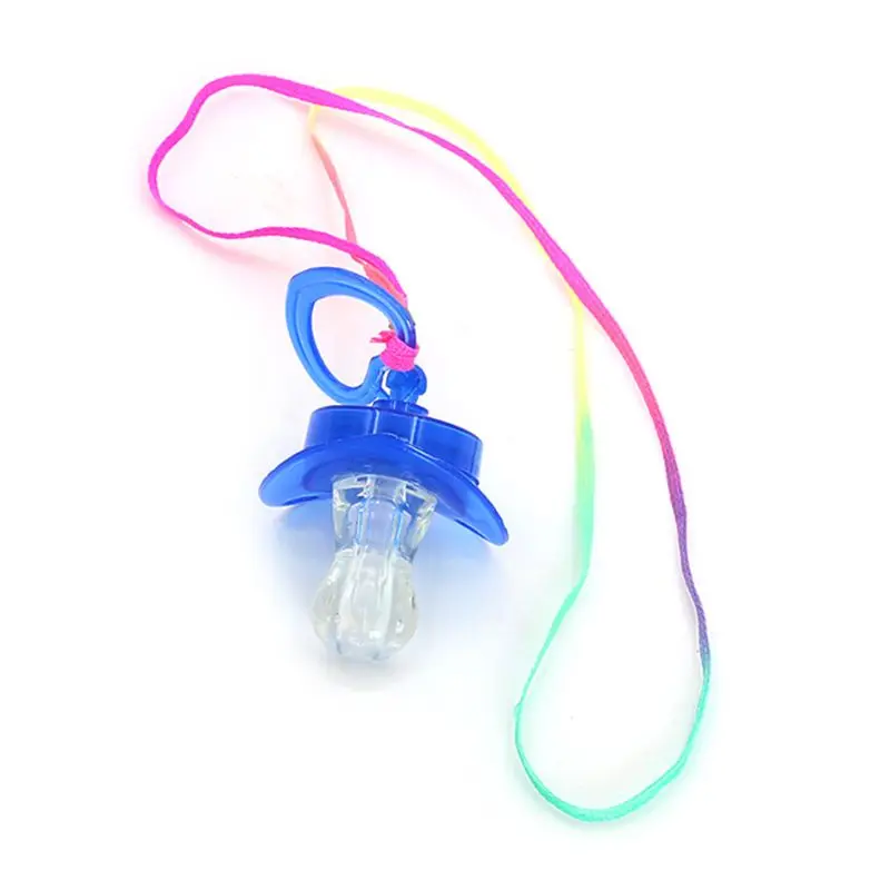 Kinder Schnuller Dummy Nippel LED Licht Blinkt Pfeife Für Bar Nacht Club Party Projekte Spielzeug