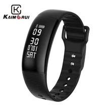 Kaimorui умный браслет для мужчин Шагомер трекер сердечного ритма Bluetooth 4,0 Smartband сна фитнес трекер для Android IOS телефона