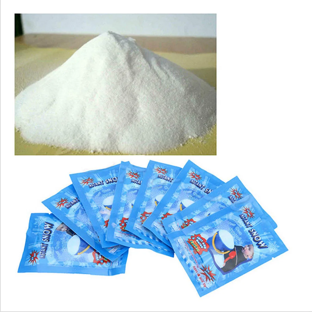 Artificial Simulation Snow Fake Magic Instant Fluffy Decorations For Christmas Wedding Store
