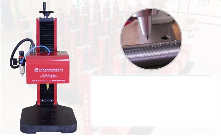 Industrial Digital Metalized Labels Auto Parts Dot Peen Marking Machine