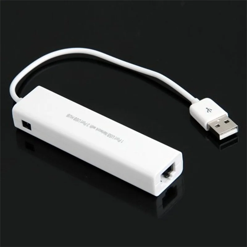 Горячая Распродажа Модный USB для RJ45 Lan карта Ethernet сетевой адаптер кабель+ 3 порта концентратор для Win 8 7 XP Прямая поставка 25