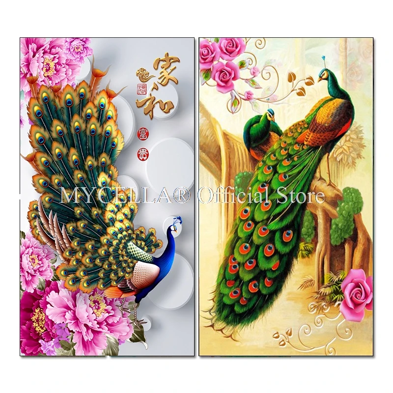 Flower Full Drill 5D Diamond Embroidery Painting Cross Stitch DIY Home Decor