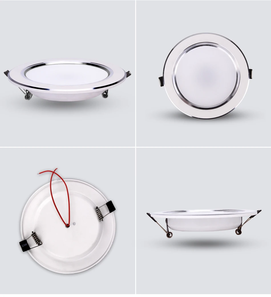 Ultra Thin Led Downlight Recessed Down Light 3W 5W 7W 9W 12W 15W Round Spot Lamp Living Room Bedroom Kitchen Indoor 220V 110V