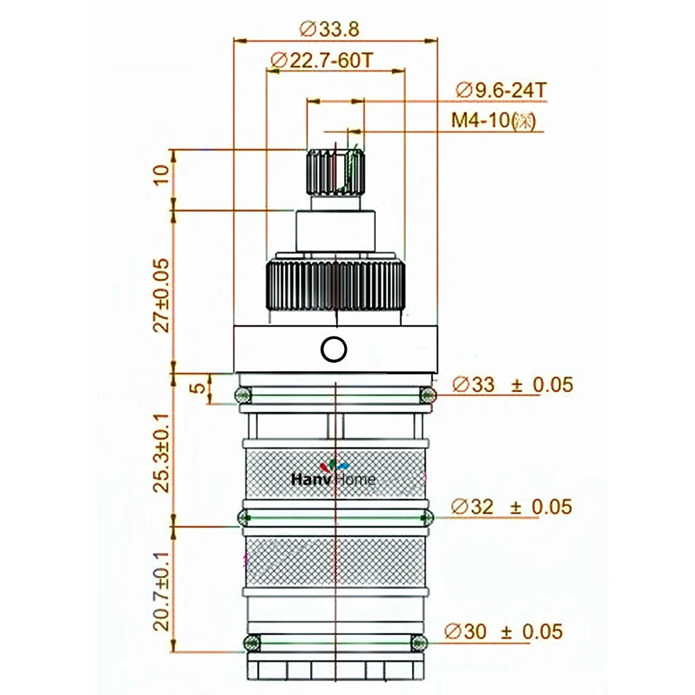 Billig AODEYI Thermostat Ventil Spool Kupfer Wasserhahn Patrone Bad Mischbatterie Dusche Misch Ventil Einstellen Die Mischen Wasser Temperatur
