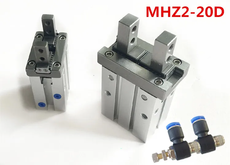 SMC Type MHZ2 20D Parallel Style Air Gripper Cylinder Double Acting