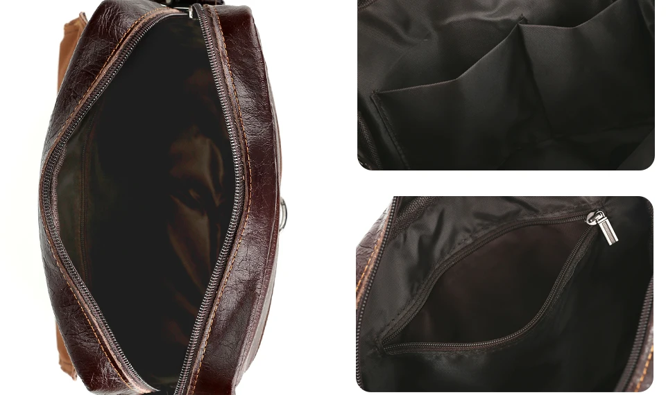 FONMOR многофункциональная Модная брендовая Натуральная мужская кожаная сумка через плечо, мужская деловая сумка, высококачественный портфель