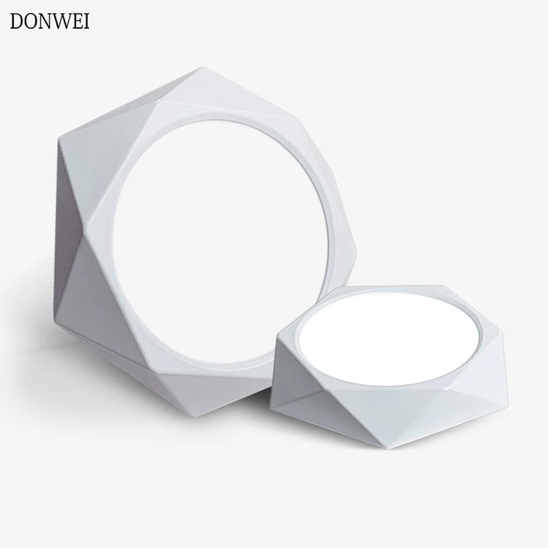 

DONWEI LED Ceiling Light Fixture Modern Lamp for Home decor Living Room Bedroom Kitchen Surface Mount Panel Ceiling Lights