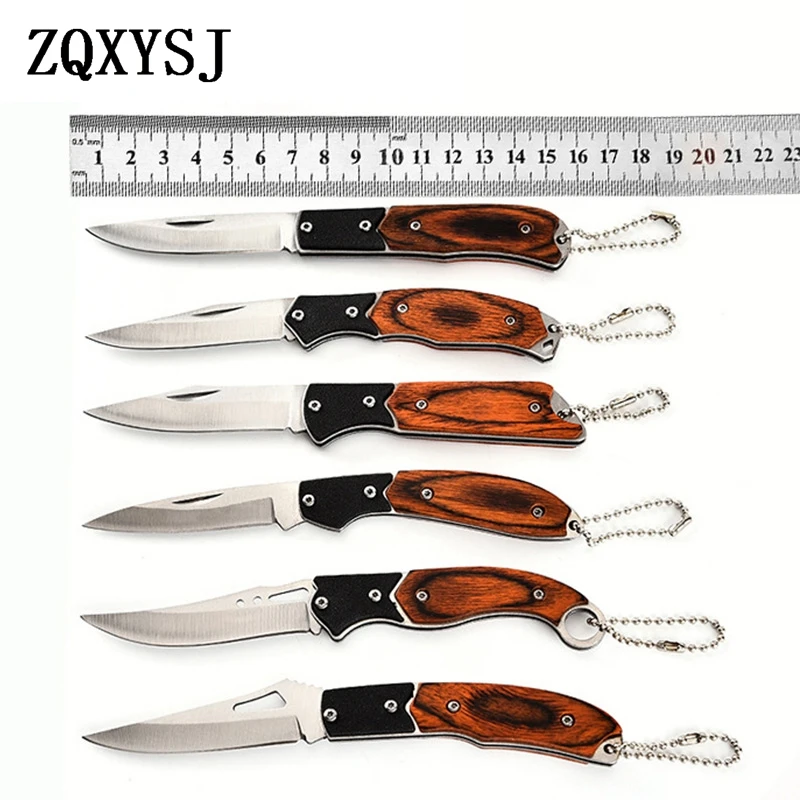 Outdoor folding knife stainless steel knife multi function fruit knife