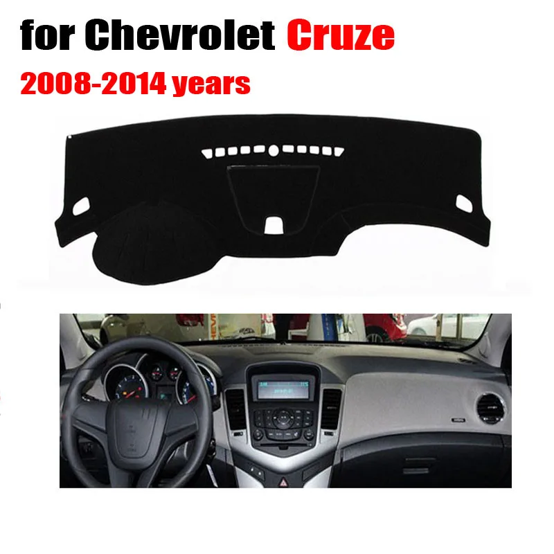 

left hand drives car dashboard covers For Chevrolet Cruze 2008 to 2014 years Auto dash pad Instrument platform accessories