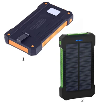 

Hot Phone Charger 10000mAh Portable Solar Power Bank Charger for iPhone 6 6s 7 iPad Air Samsung Huawei Xiaomi Cell Phone