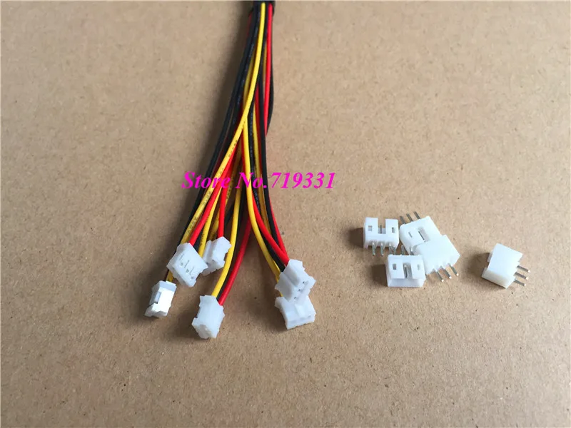 

20Sets Micro JST PH 2.0 2.0mm 3-Pin Connector plug Male Female Connector W. Wire