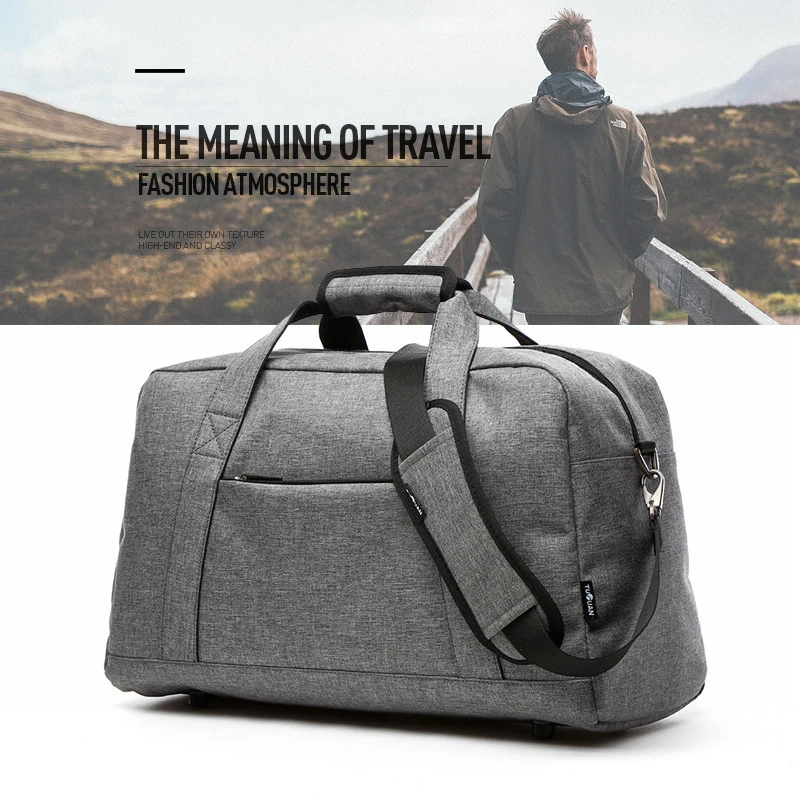 Sports Gym Bags Travel Duffel Luggage Yoga Bag Multifunction Training Handbag Waterproof Shoes Compartment Women Men Laptop Bag (8)