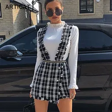 Articat, черные клетчатые сексуальные женские шорты, юбки, высокая талия, разрезные пуговицы, Обтягивающие Комбинезоны, белые, на молнии, винтажные короткие женские шорты