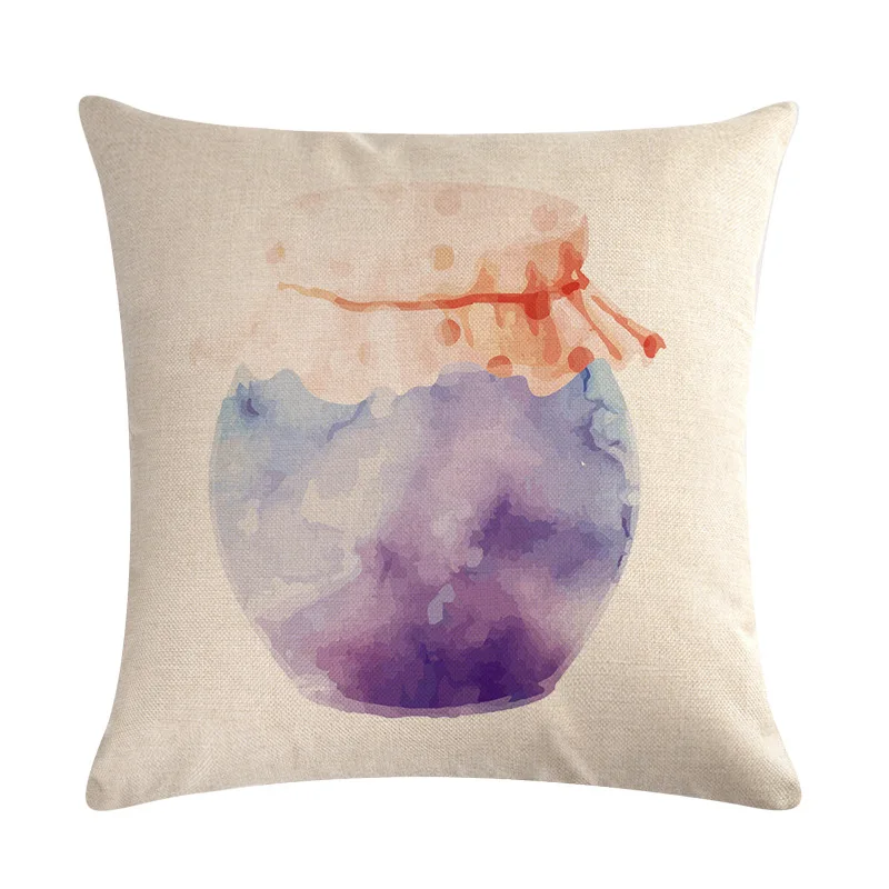 Ручная роспись керамический горшок для воды наволочка подушки украшение фермы