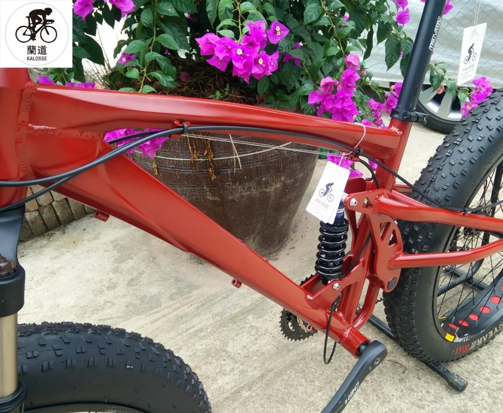 Cheap Kalosse Snow/Fat 26*4.0 inch tires bicycle Soft-tail aluminum frame 24/27/30 speed DIY tyre dirt bike, 26 inch bikes 7 Cheap Kalosse Snow/Fat 26*4.0 inch tires bicycle Soft-tail aluminum frame 24/27/30 speed DIY tyre dirt bike, 26 inch bikes 7