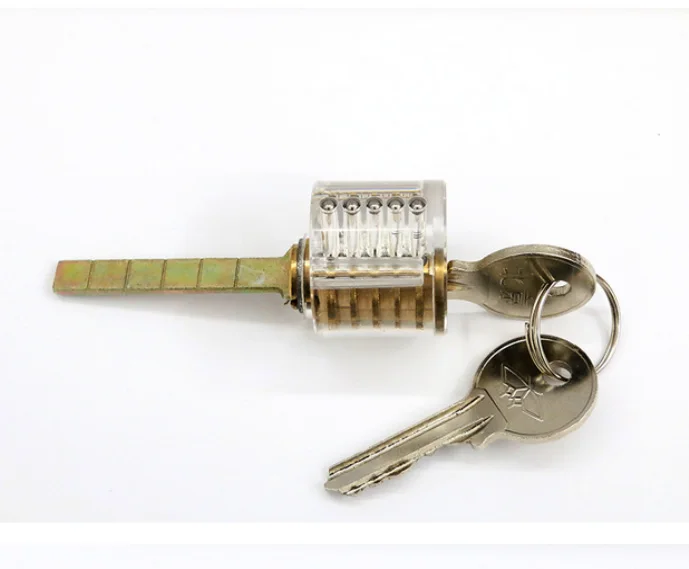 

Transparent Professional S Shape Cutaway Minus Practice Padlock Lock For Locksmith Tools