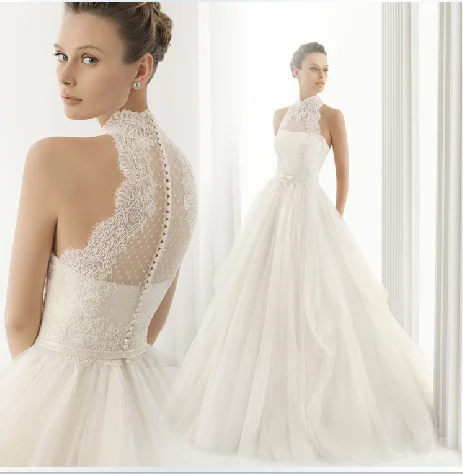 Turtle Neck Bridesmaid Dresses