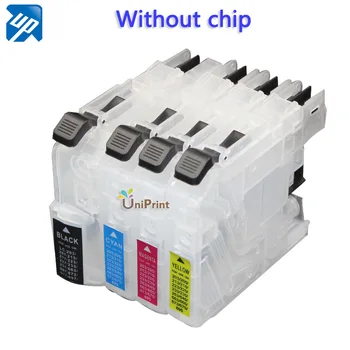 

10sets refillable ink cartridge For Brother LC123 LC125 LC127 DCP-J4110DW MFC-J4410DW MFC-J4510DW MFC-J4610DW MFC-J4710DW