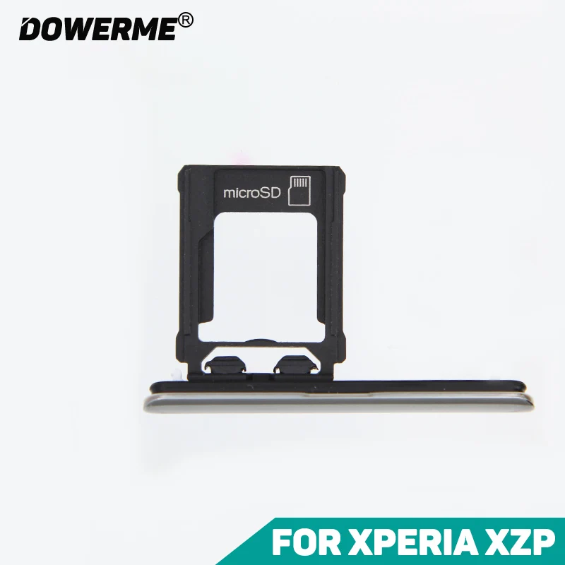 

Dower Me MicroSD Card Holder Reader SD Card Tray + Dust Plug SD SIM Port Cover For Sony Xperia XZ Premium XZP G8142 G8141