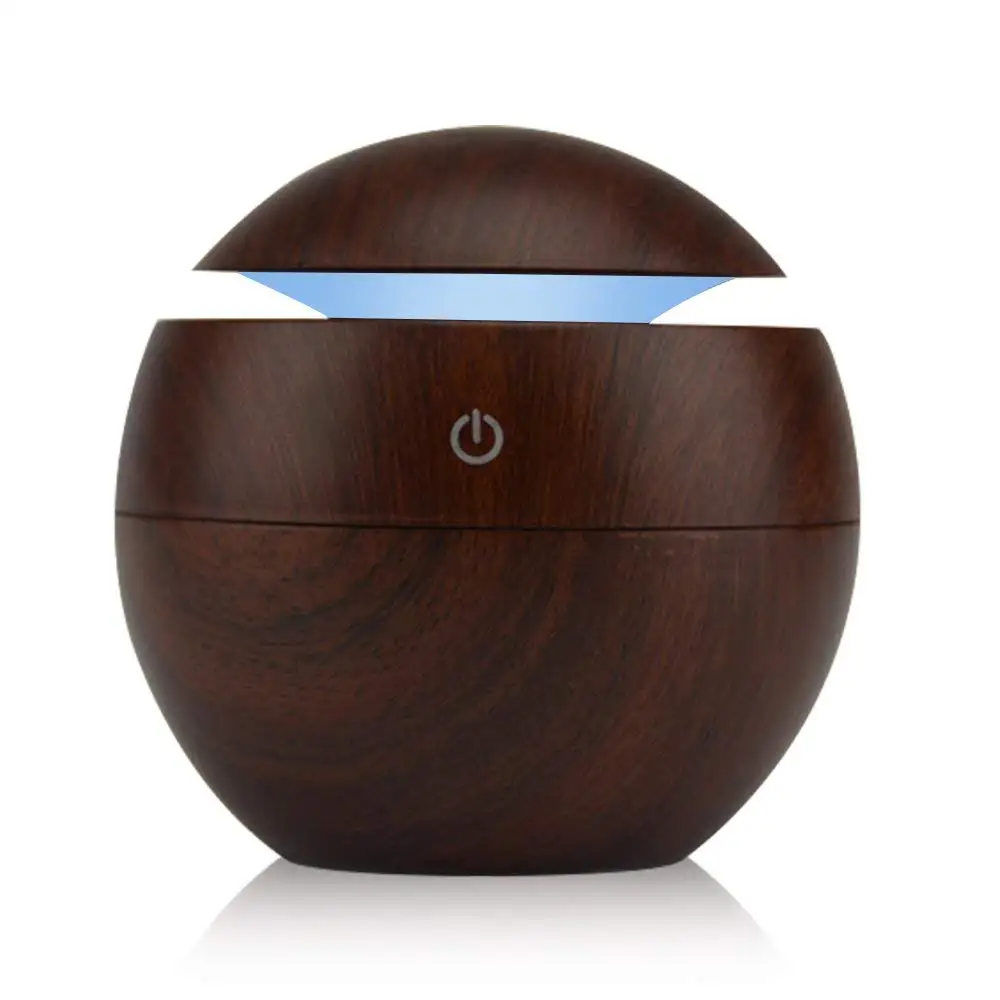 USB Aroma Diffuser Ultrasonic Cool Mist Humidifier Air Purifier 7 Color Change LED Night light for