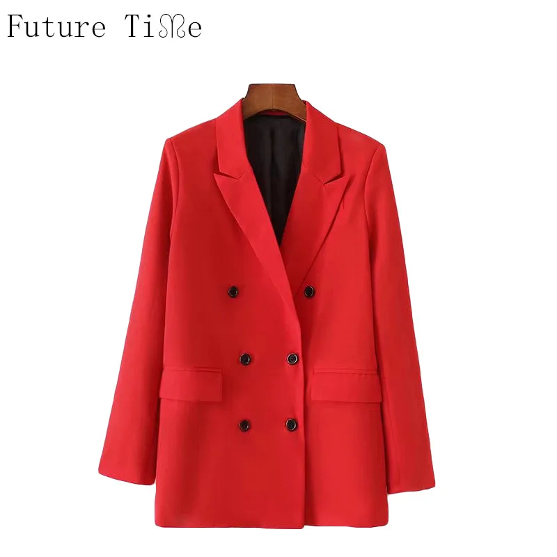 Future Time font b Women b font Blazer Long font b Jackets b font Office Ladies