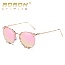 AORON, новая мода, поляризационные женские солнцезащитные очки, известный бренд, дизайнерские, градиентные цвета, зеркальное покрытие, солнцезащитные очки, UV400