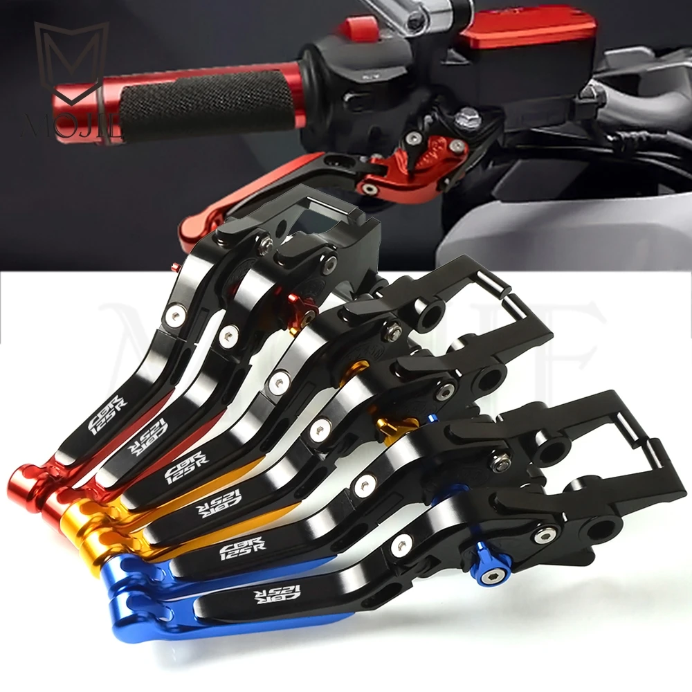 Для Honda CBR125R CBR 125R CBR 125 R 2011- Мотоцикл с ЧПУ Регулируемые складные выдвижной сцепные рычаги