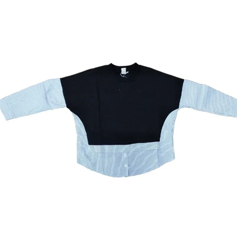 Teenage Kids Shirts For Girls Tops Cotton Striped Girls Blouses Spring Autumn Students School Uniforms 4 5 7 9 11 12 13 14 Years