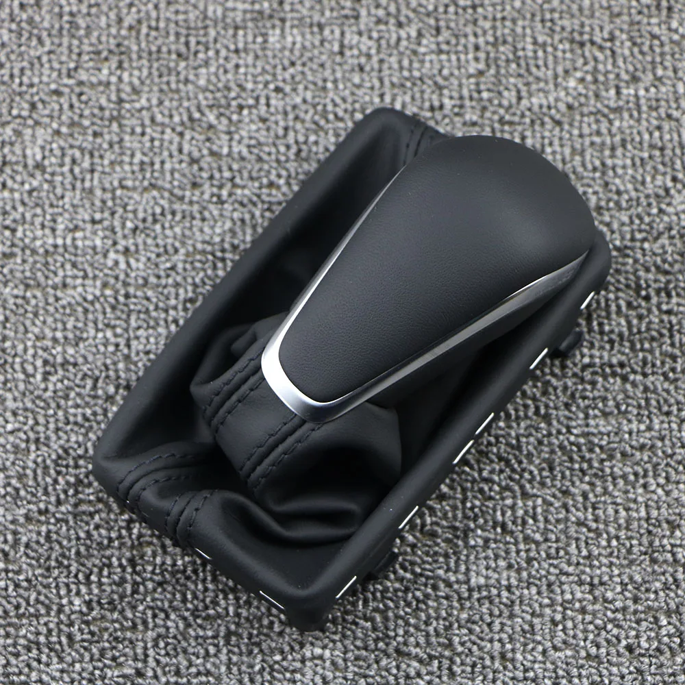 

4G1713139 Black Gear Shift Knob with Leather Boot Gaiter LHD AT Auto Trans ONLY For Audi NEW A7 A6 PA STYLE C7 2016 2017 2018