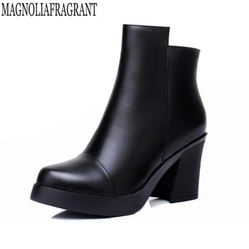 

Big Size 34-43 New Fashion sexy women's ankle boots high heels Punk platform Women autumn boots ladies shoes Women's boots k488
