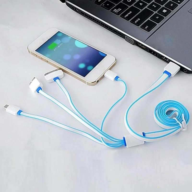 Многофункциональный зарядный кабель 4 в 1 Универсальный Usb|Кабели для мобильных