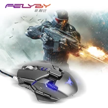 FELYBY Brand high-quality wired mouse professional gaming mouse computer mouse mice eating chicken gaming mouse