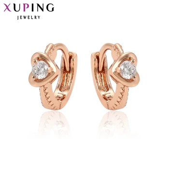 

Xuping Jewelry Earrings Hoops Rose Gold Color Plated Fashion Charm Style Women Girls Gifts for Christmas S90,7-96664
