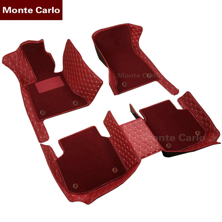

Custom fit car floor mats for Nissan Kicks Leaf Navara NP300 Skyline GT-R GTR Almera III patrol Armada Y61 Y62 carpet rug liner