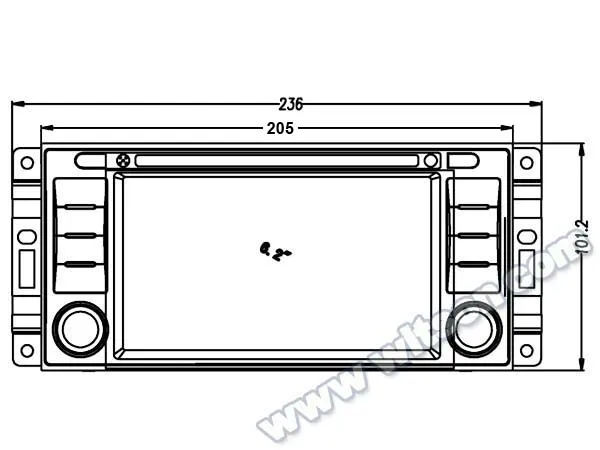 Flash Deal 6.2" Android 8.0 OS Car DVD Multimedia Navigation GPS Radio for Jeep Commander 2006-2010 & Compass 2010-2013 & Liberty 2007-2012 1