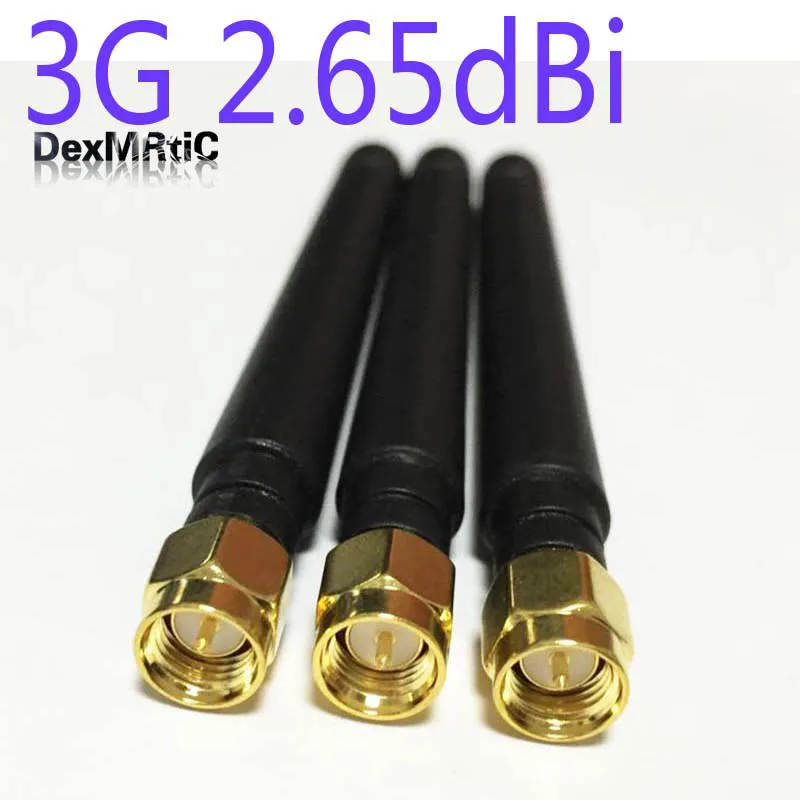 5 шт RF 3G антенны 2.65dBi 850/900/1800/1900/2100 МГц UMTS SMA Размер L 95 мм D 9 | Строительство и ремонт